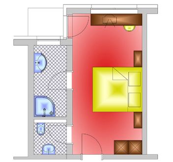 Grundriss Doppelzimmer