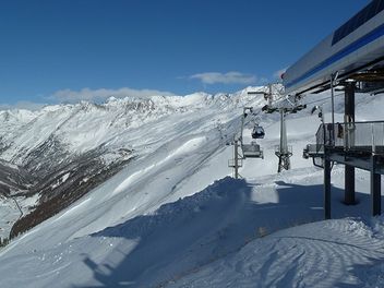 Mitten im Skigebiet